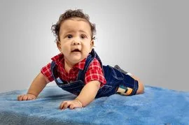 Baby with sensory integration challenges